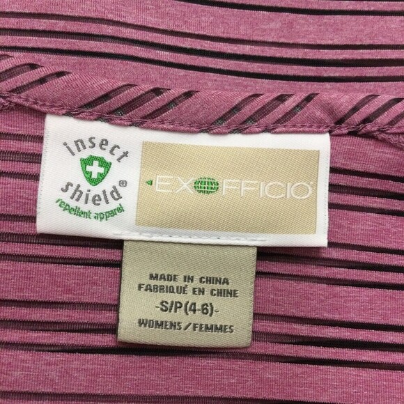 ExOfficio Womens BugsAway Modena Long Sleeve Tunic Top Rosebay Heather Small NWT - Picture 6 of 8
